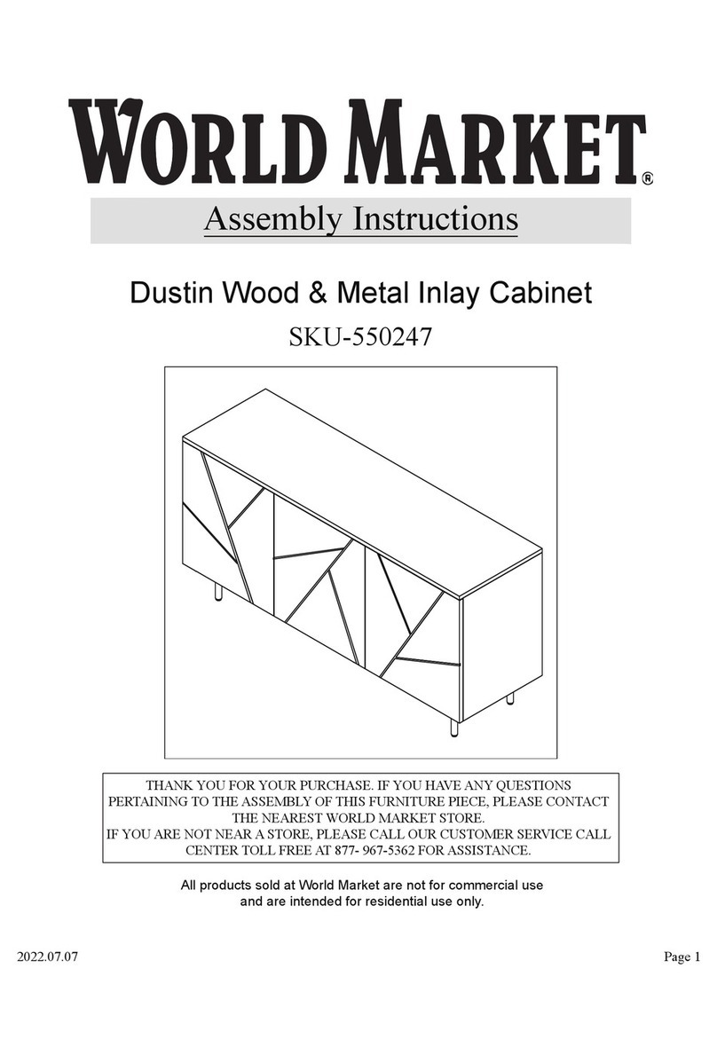 World Market DUSTIN 550247 Assembly instructions