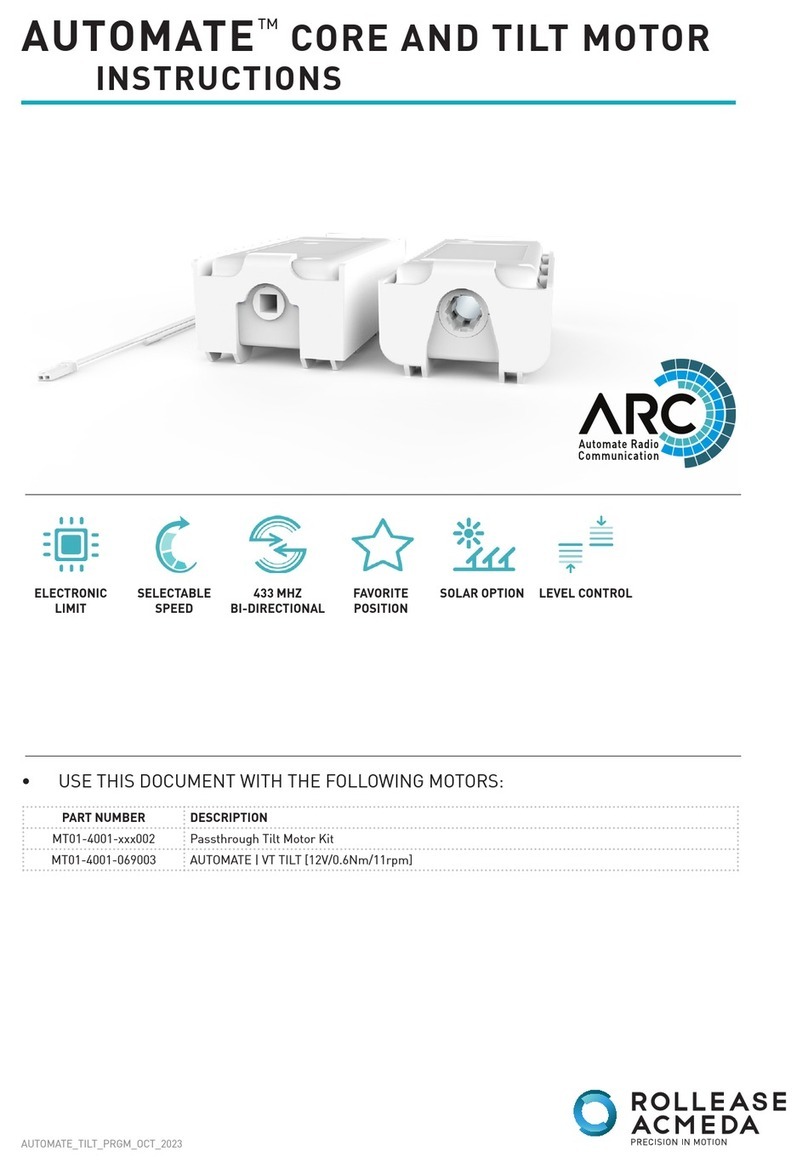 rollease acmeda AUTOMATE instructions