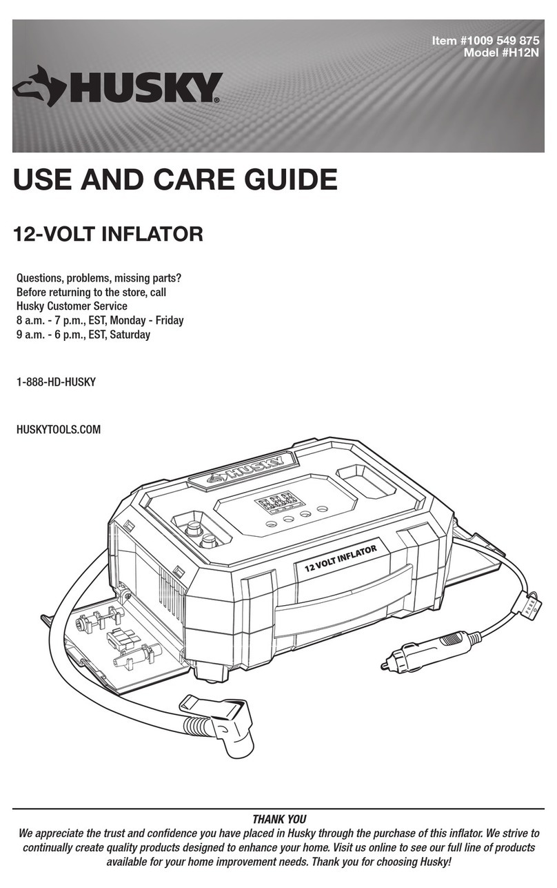 Husky H12N Use and care guide