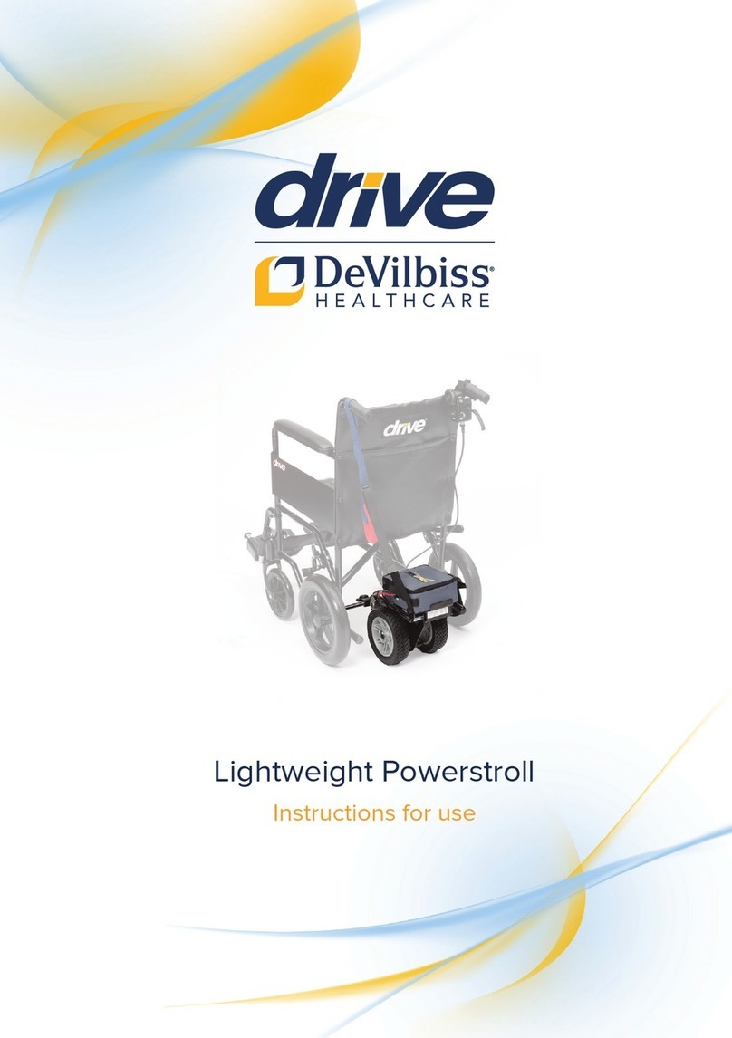 Drive DeVilbiss Lightweight Powerstroll User manual