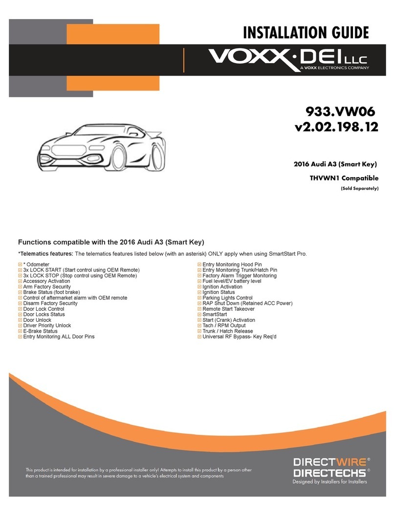 Voxx Electronics VOXX DEI DS3+ User manual