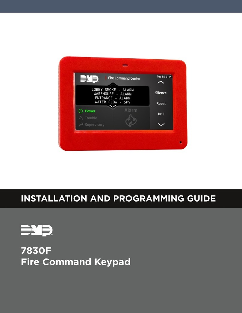 DMP 7830F Installation guide
