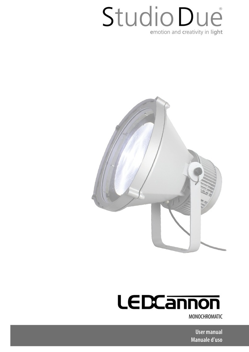STUDIODUE LED CANNON User manual