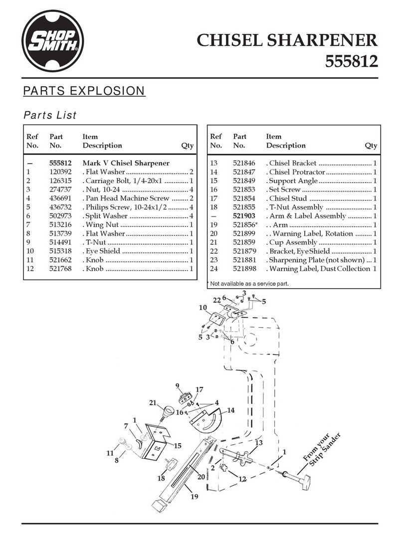 Shopsmith 555812 quick start guide