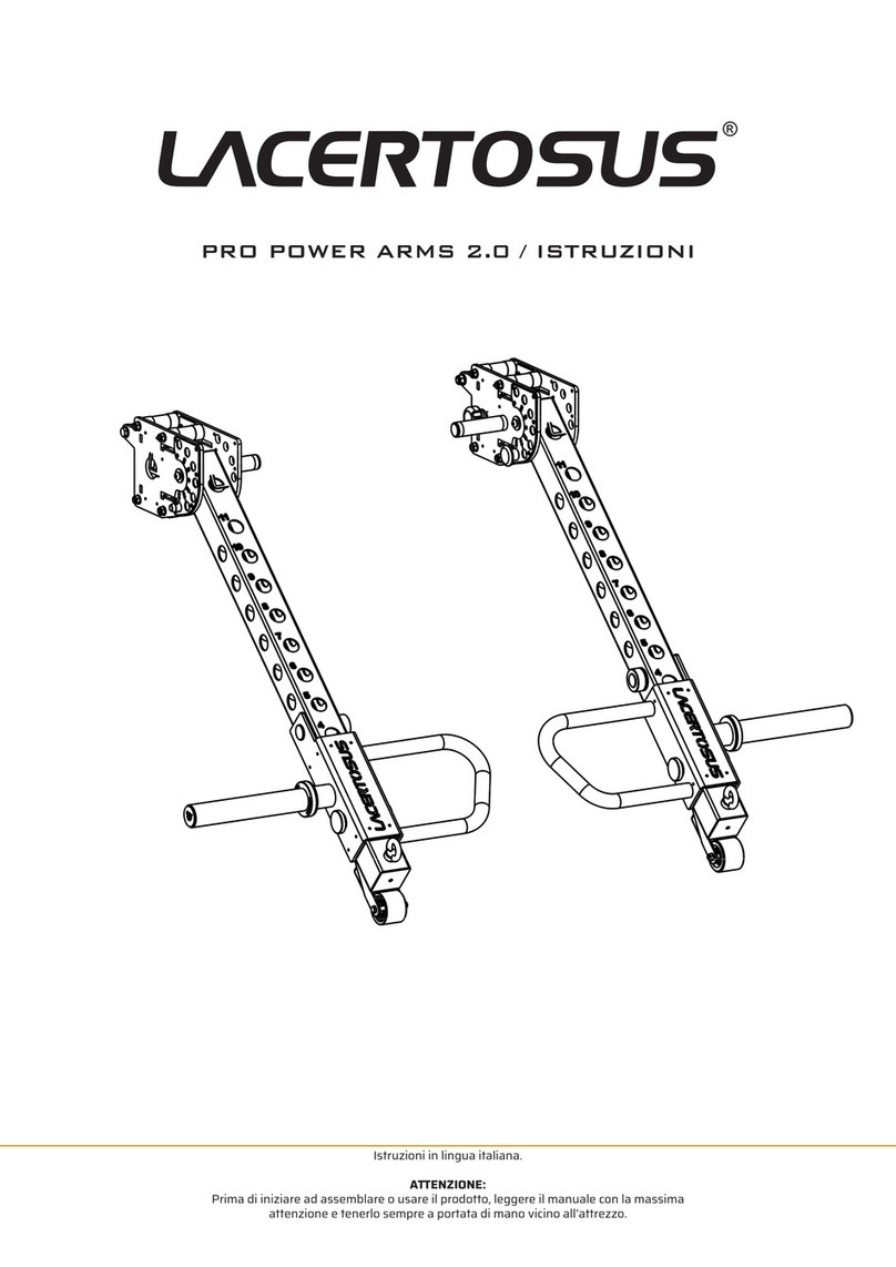 Lacertosus PRO POWER ARMS 2.0 manual