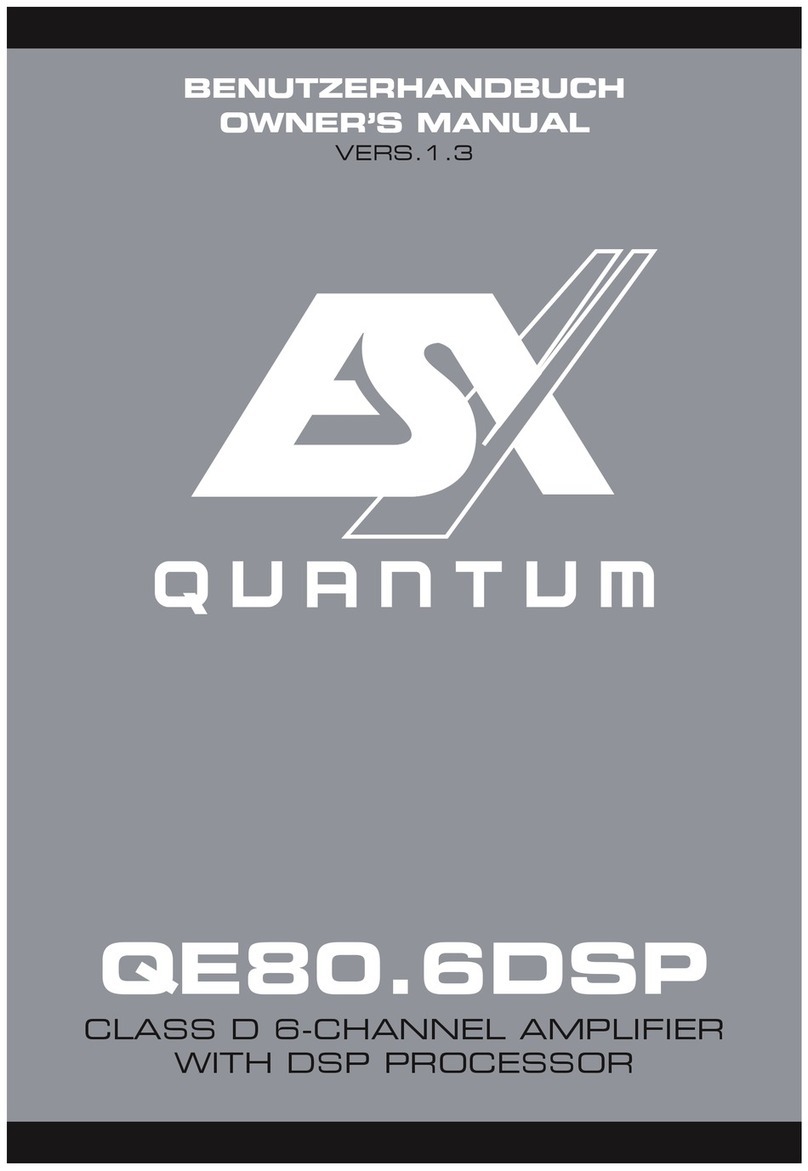 ESX QE80.6DSP User manual