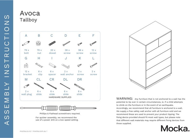 Mocka Avoca Assembly instructions