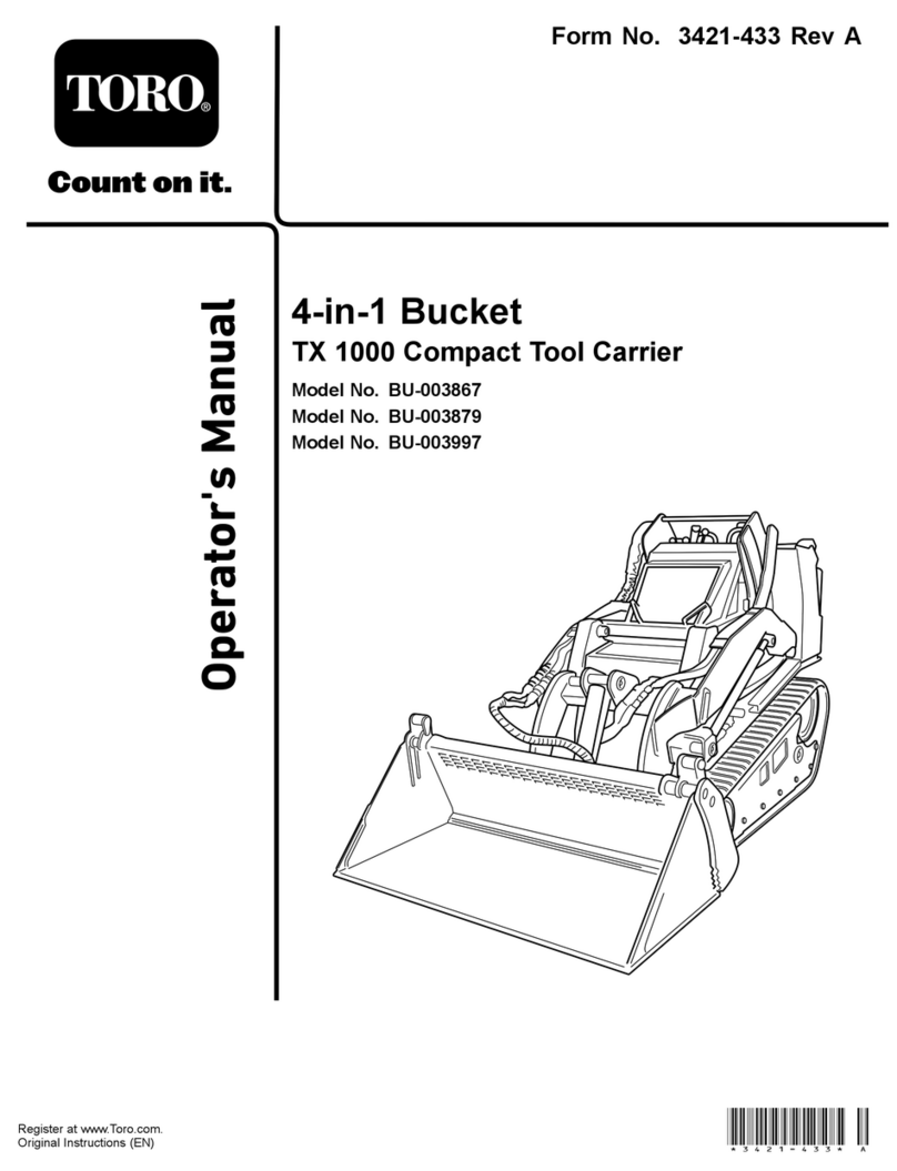Toro BU-003867 User manual