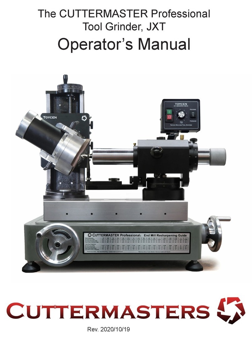 Cuttermasters Professional JXT Operator's manual
