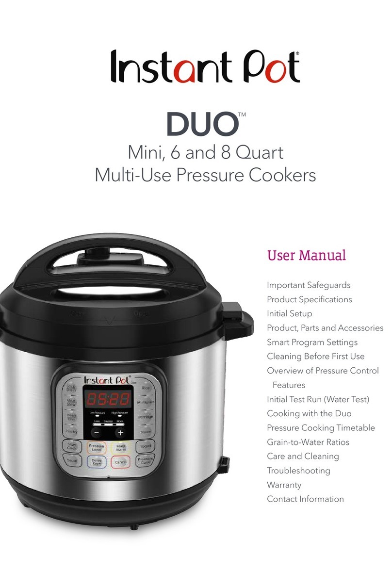InstantPot Duo Mini user manual