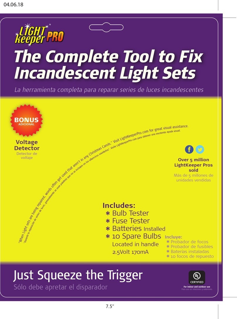 Ulta-Lit Tree LIGHTkeeper PRO quick start guide