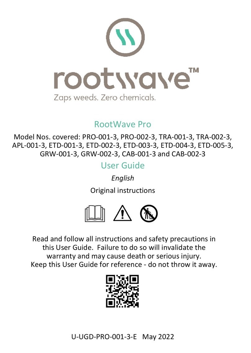 RootWave PRO-001-3 User manual
