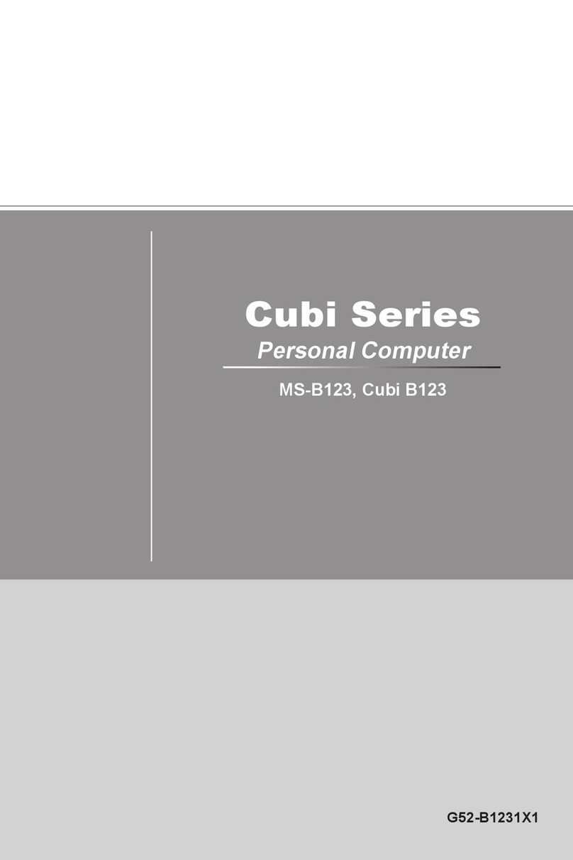 MSI Cubi B123 manual
