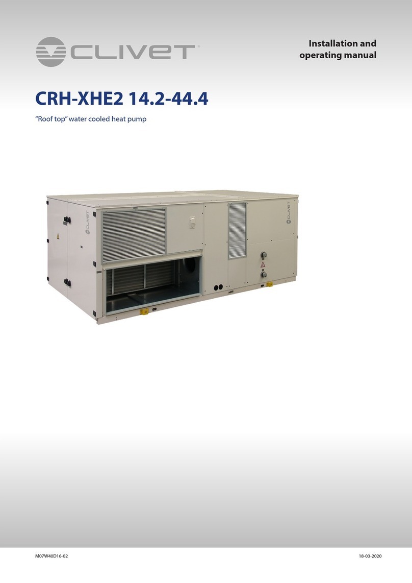 CLIVET CLIVETPack2 CRH-XHE2 14.2 - 110.4 User manual