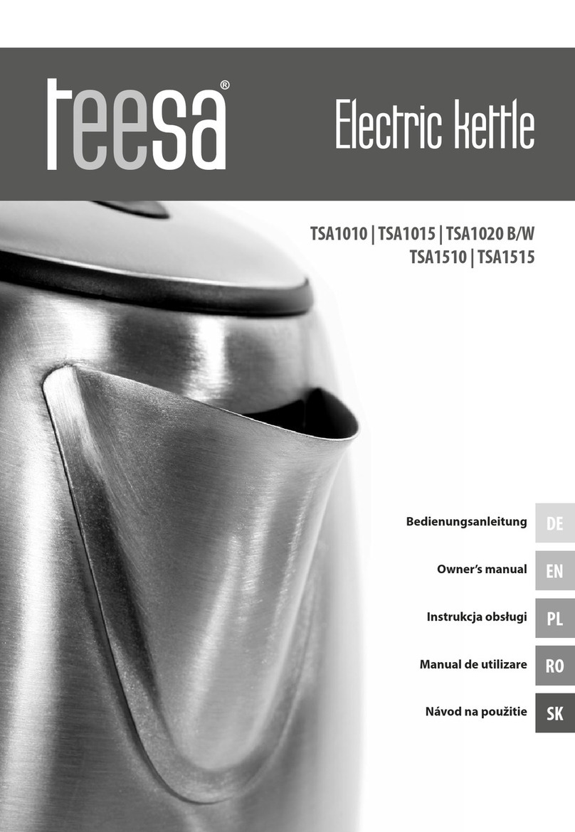 Teesa TSA1020W owner's manual