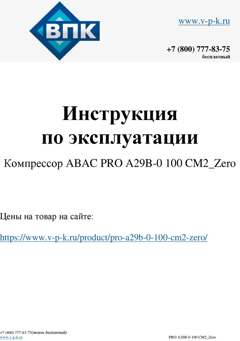 ABAC Pro A29B/50 CM3 User manual
