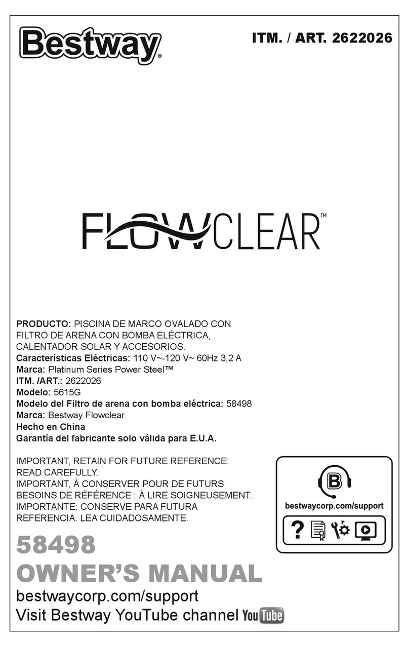Bestway FLOWCLEAR 5615G owner's manual