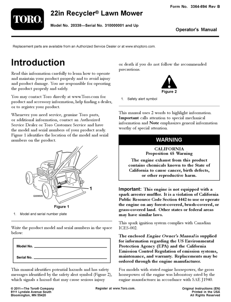 Toro Recycler 20338 User manual