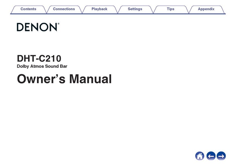 Denon DHT-C210 User manual