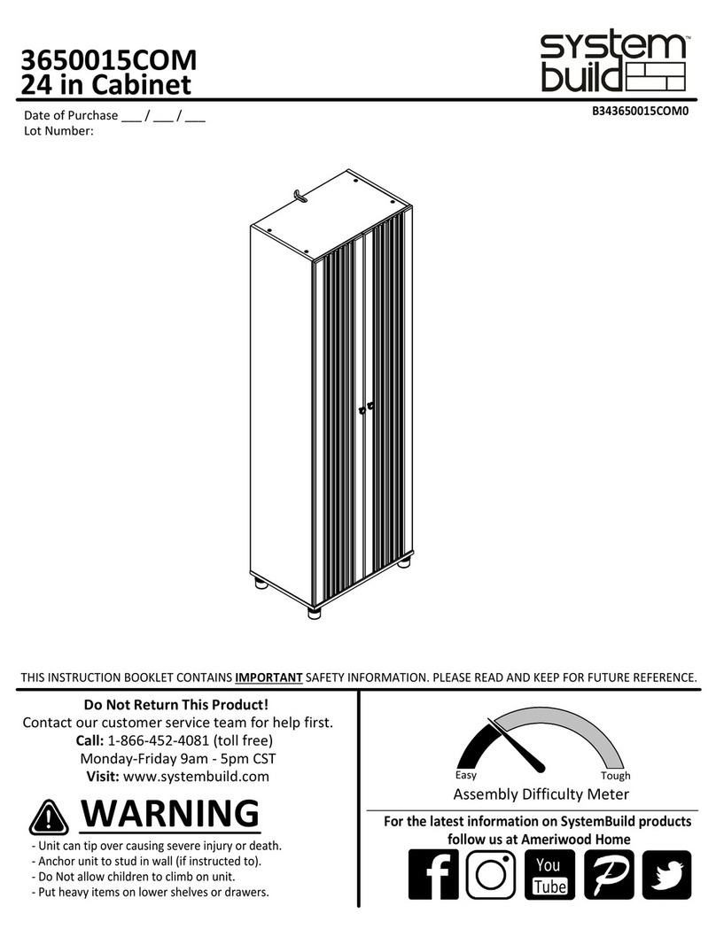 System Build 3650015COM User manual