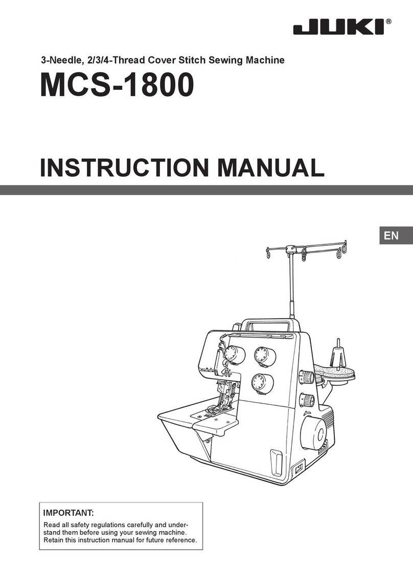 JUKI MCS-1800 instruction manual