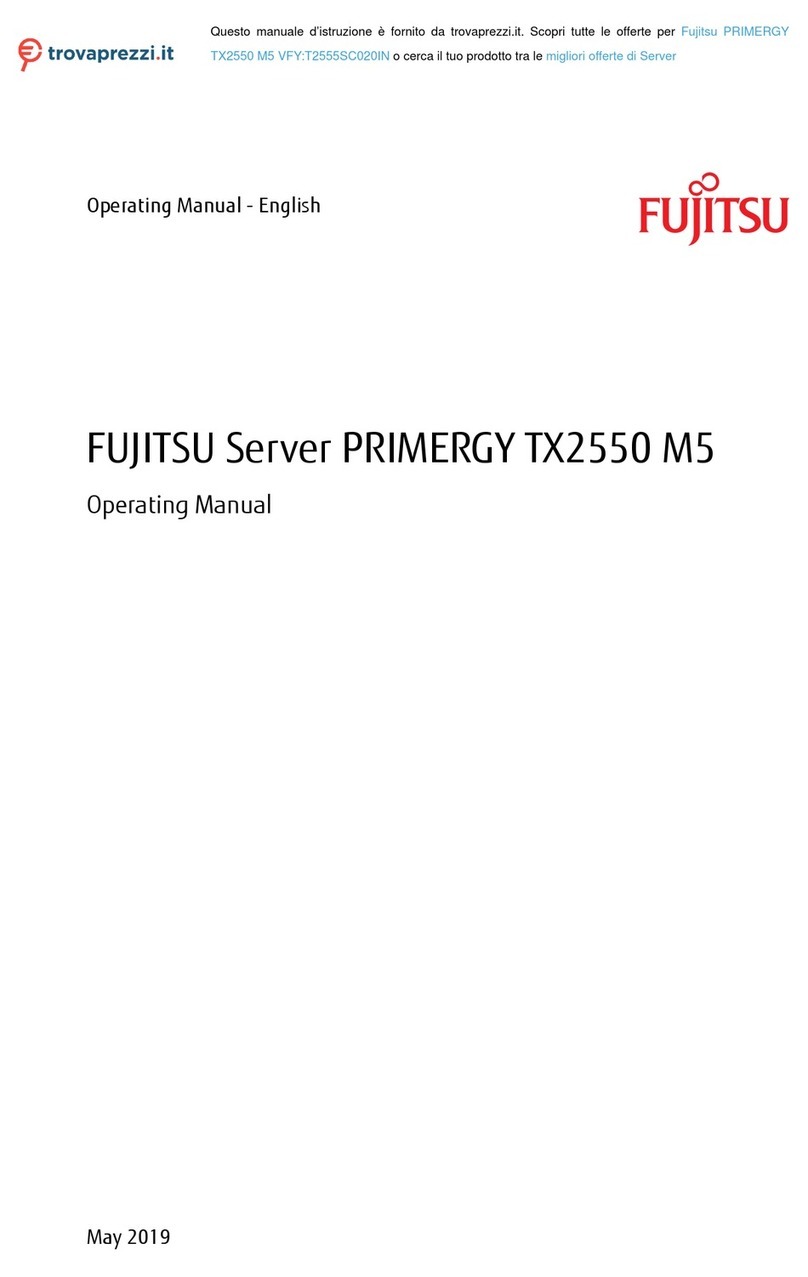 Fujitsu T2555SC020IN User manual