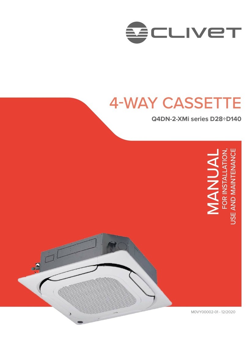 CLIVET Q4DN-2-XMi Series User manual CLIVET Q4DN-2-XMi Series User manual