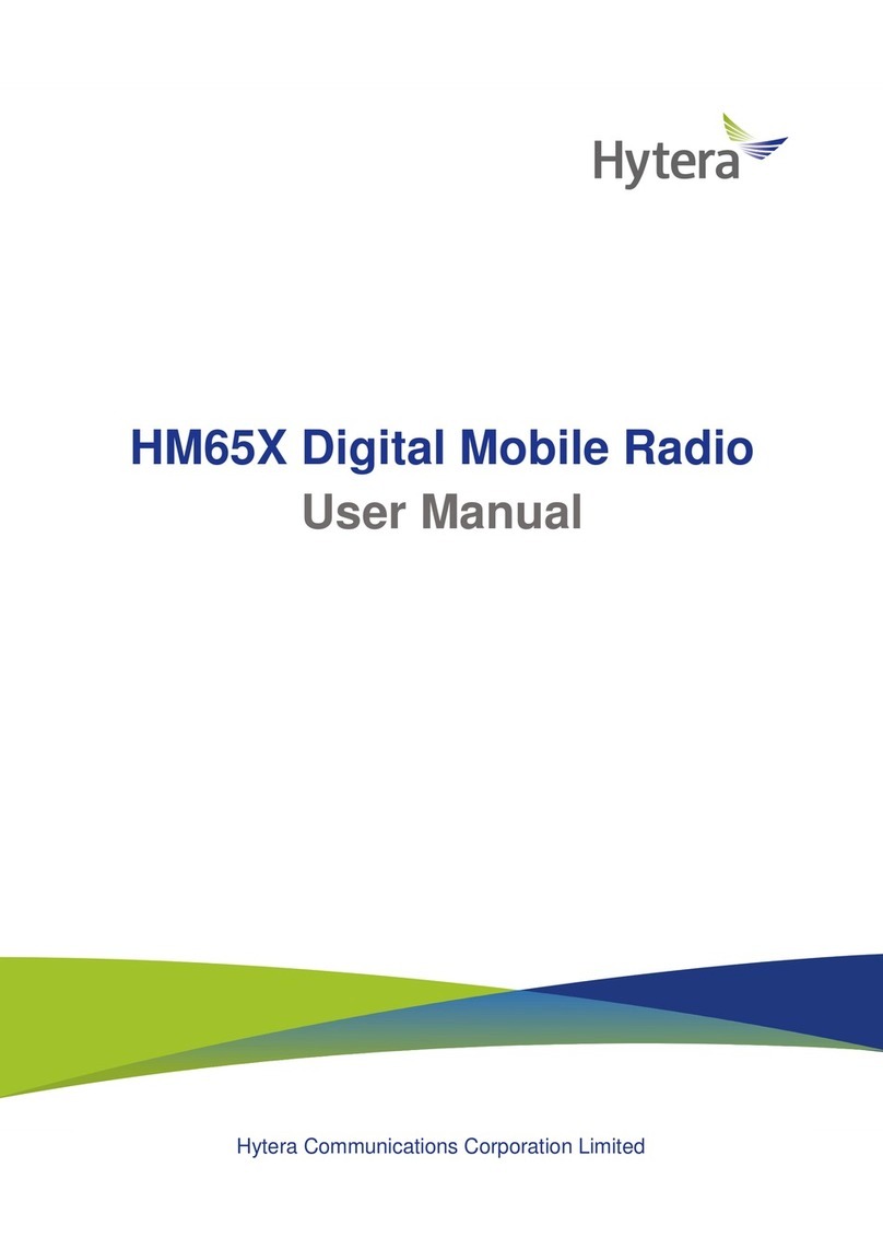 Hytera HM652GBTV User manual Hytera HM652GBTV User manual