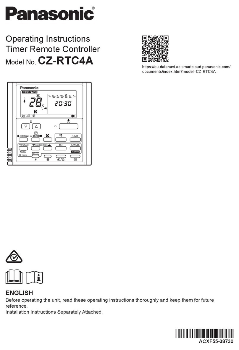 Panasonic CZ-RTC4A operating instructions