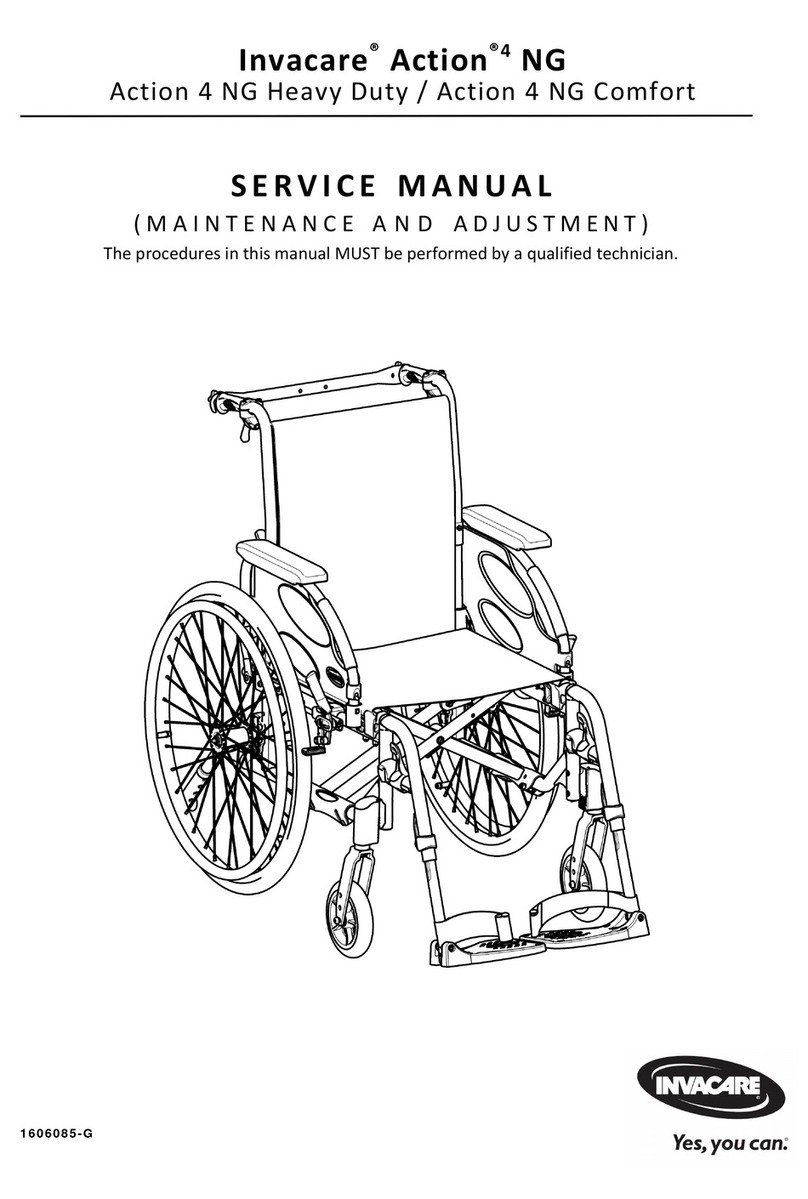 Invacare Action 4 NG Heavy Duty User manual Invacare Action 4 NG Heavy Duty User manual