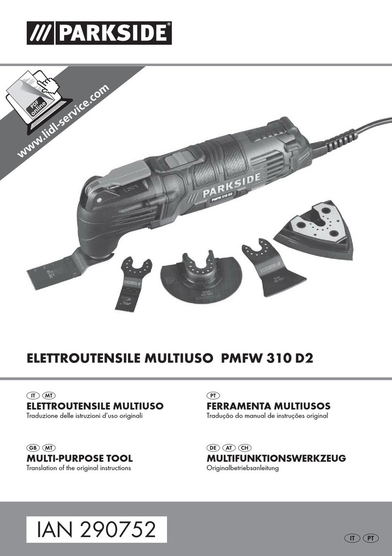 Parkside PMFW 310 D2 Translation of the original instructions