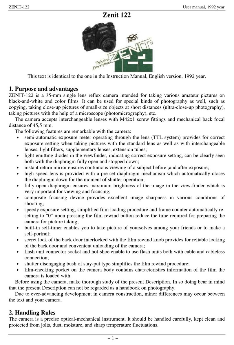 Zenit 212 User manual