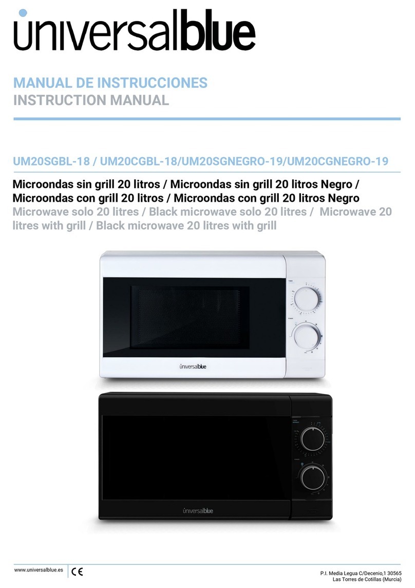 Universal Blue UM20SGBL-18 User manual