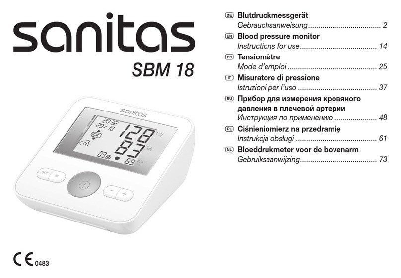 Sanitas SBM 18 User manual