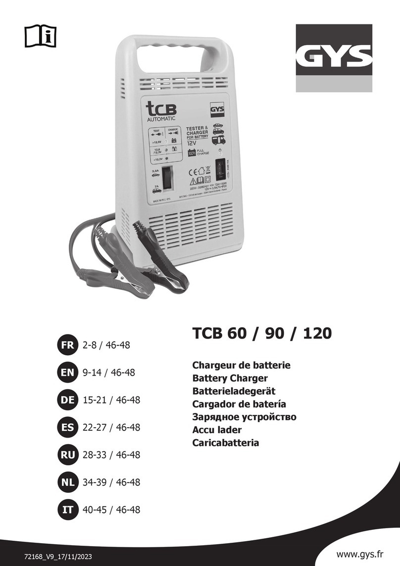 GYS TCB 120 User manual GYS TCB 120 User manual