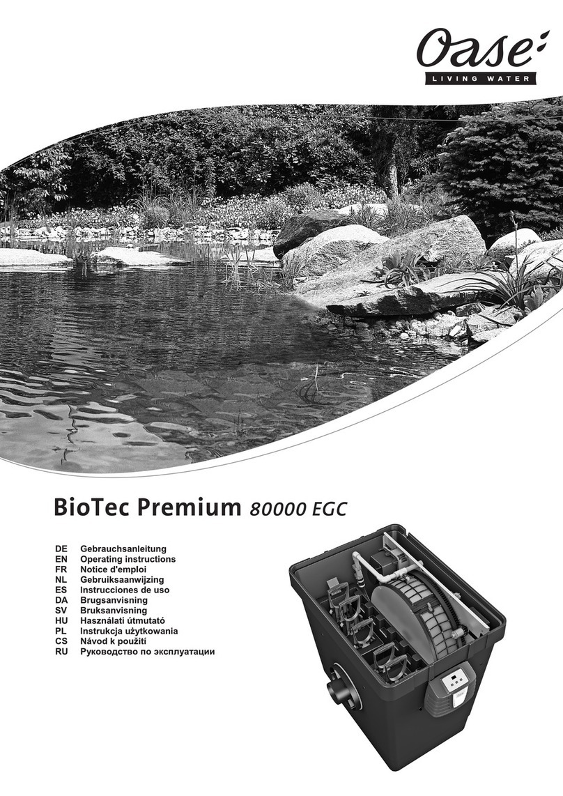 Oase BioTec Premium 80000 EGC operating instructions