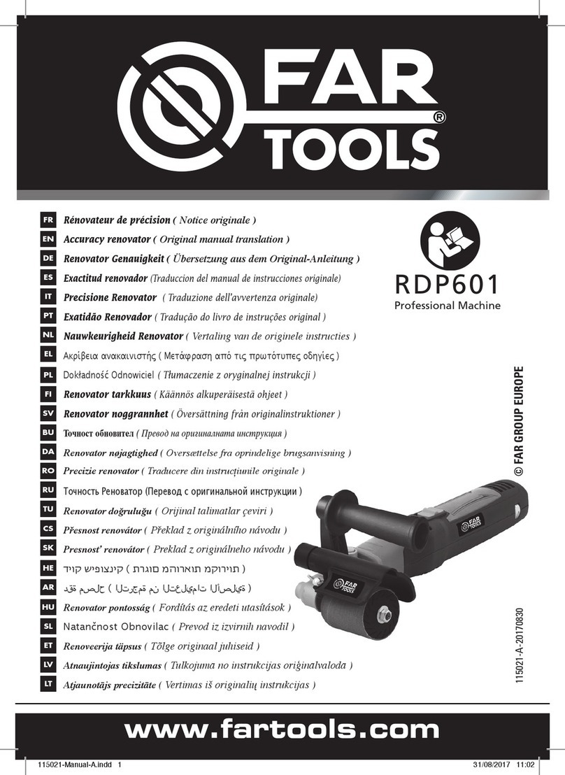 Far Tools RDP601 manual