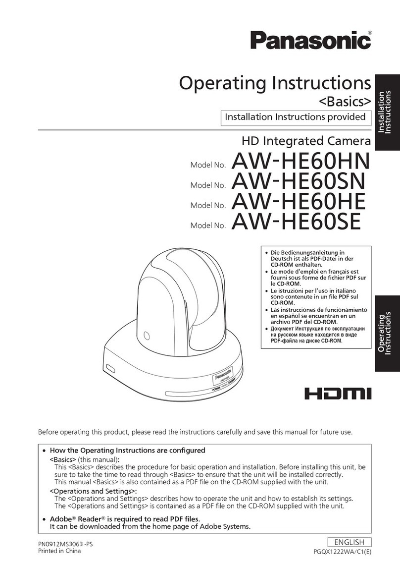 Panasonic AW-HE60 User manual