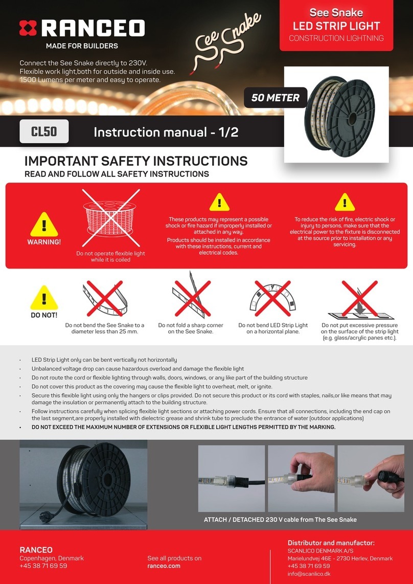 RANCEO See Snake CL50 instruction manual