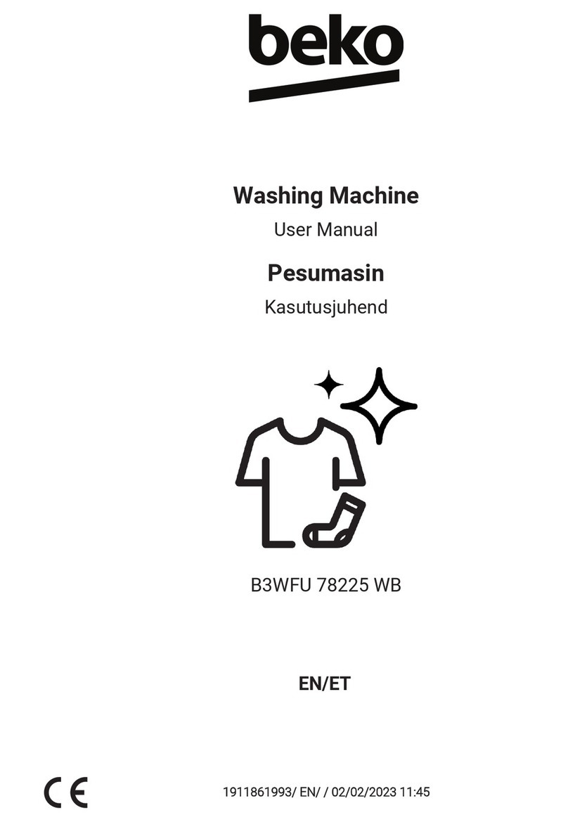Beko B3WFU 78225 WB User manual Beko B3WFU 78225 WB User manual