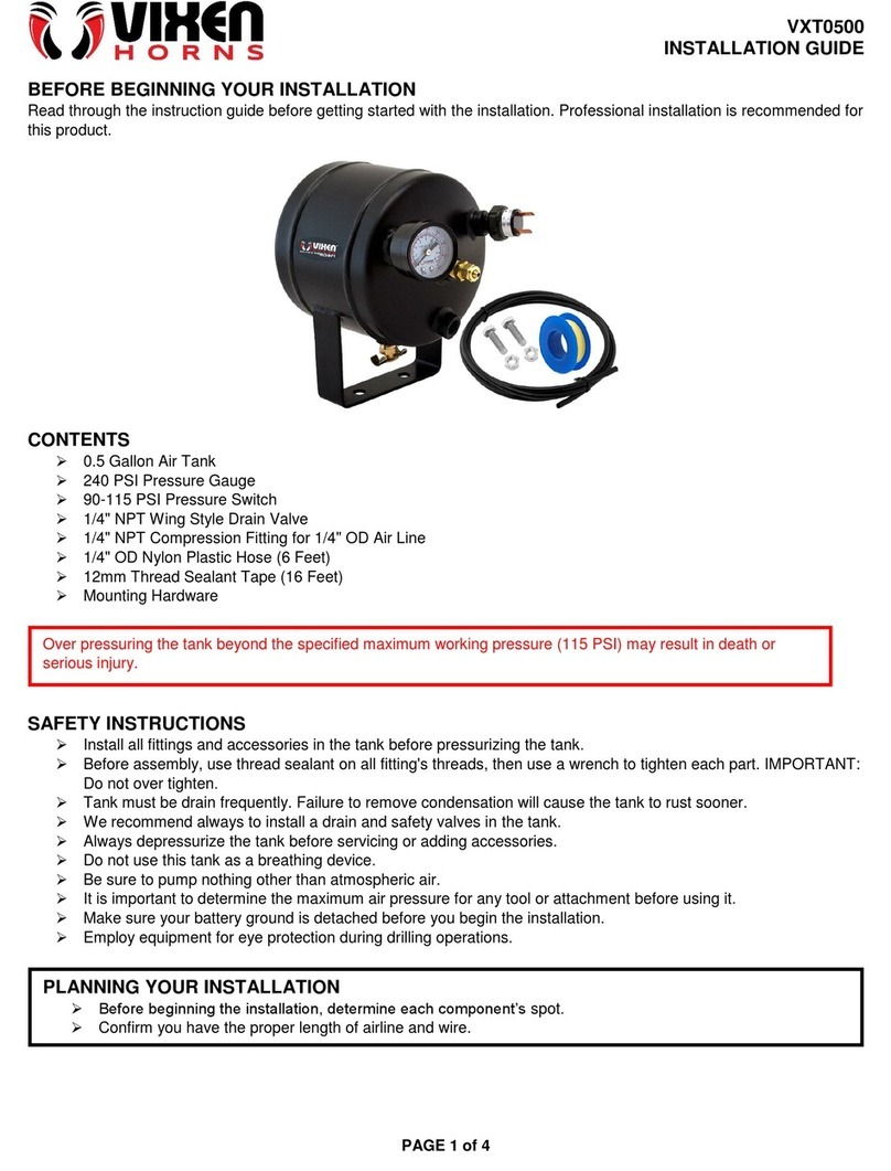 Vixen Horns VXT0500 Nstallation guide
