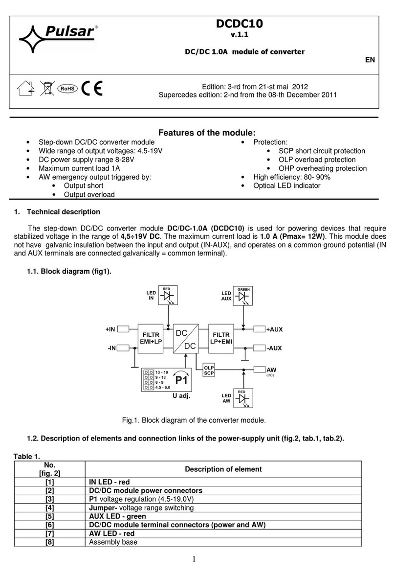 Pulsar DCDC10 manual