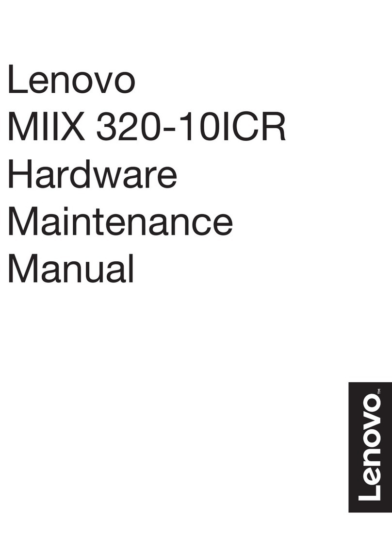 Lenovo ideapad MIIX 320-10ICR Owner's manual Lenovo ideapad MIIX 320-10ICR Owner's manual