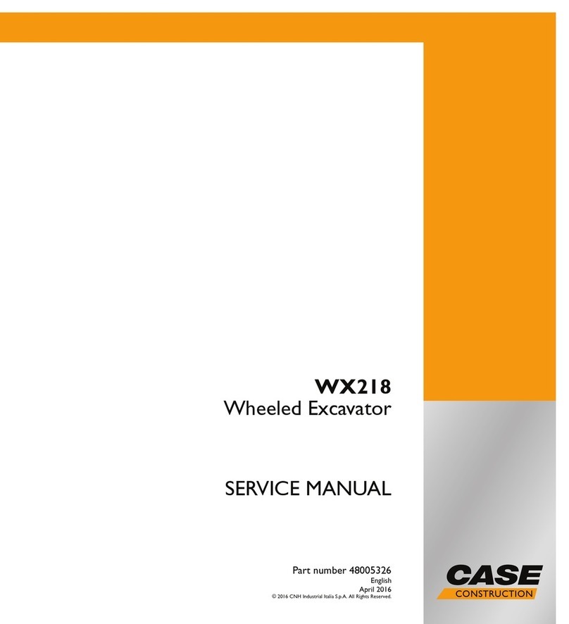 CASE CONSTRUCTION WX218 Service manual