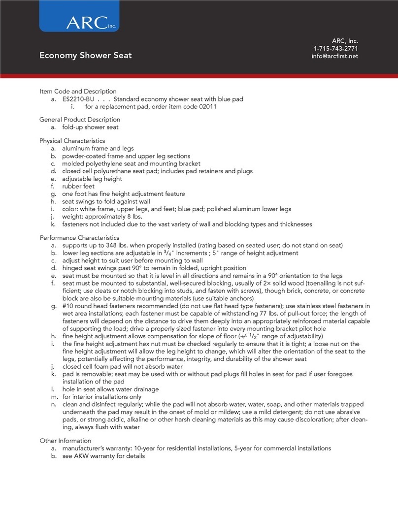 ARC ES2210-BU User manual