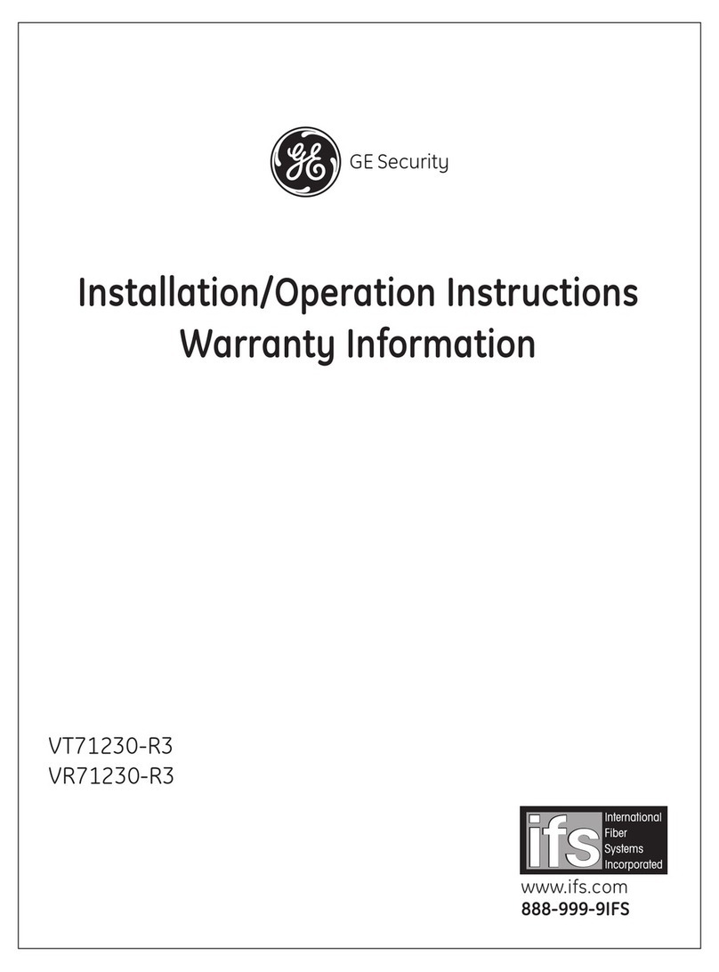 GE VT71230-R3 Installation/operation instructions warranty information