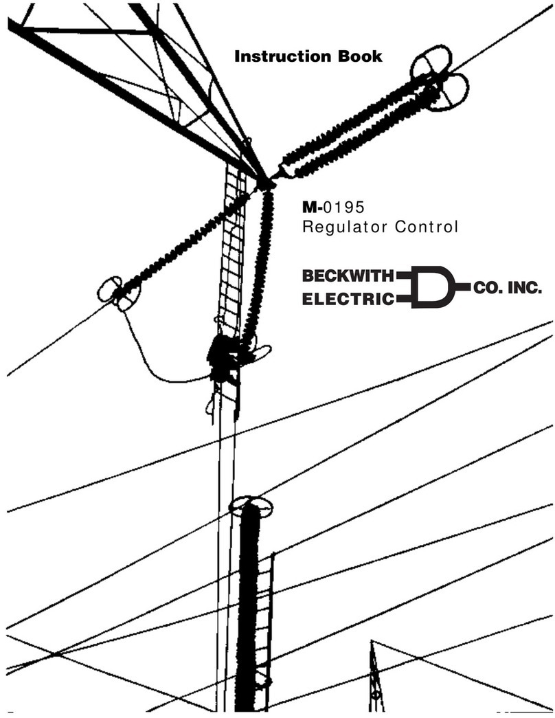 BECKWITH ELECTRIC M-0195 Instruction book BECKWITH ELECTRIC M-0195 Instruction book