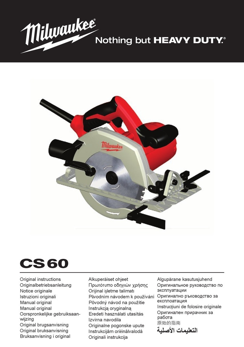 Milwaukee CS 60 Original instructions