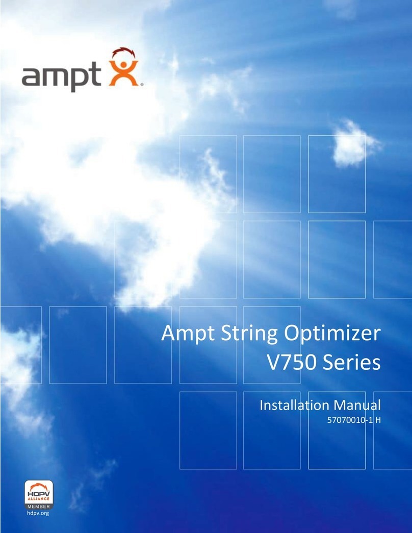 Ampt V750 Series installation manual