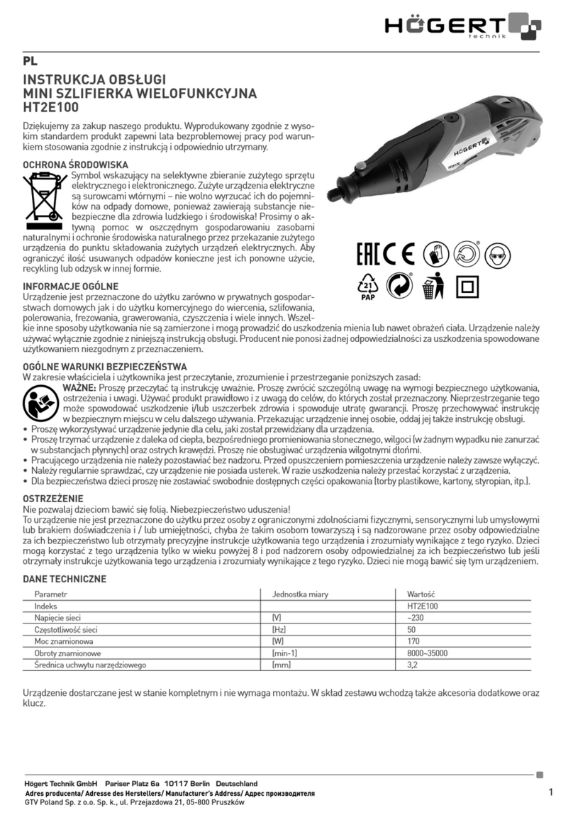 HOGERT HT2E100 user manual